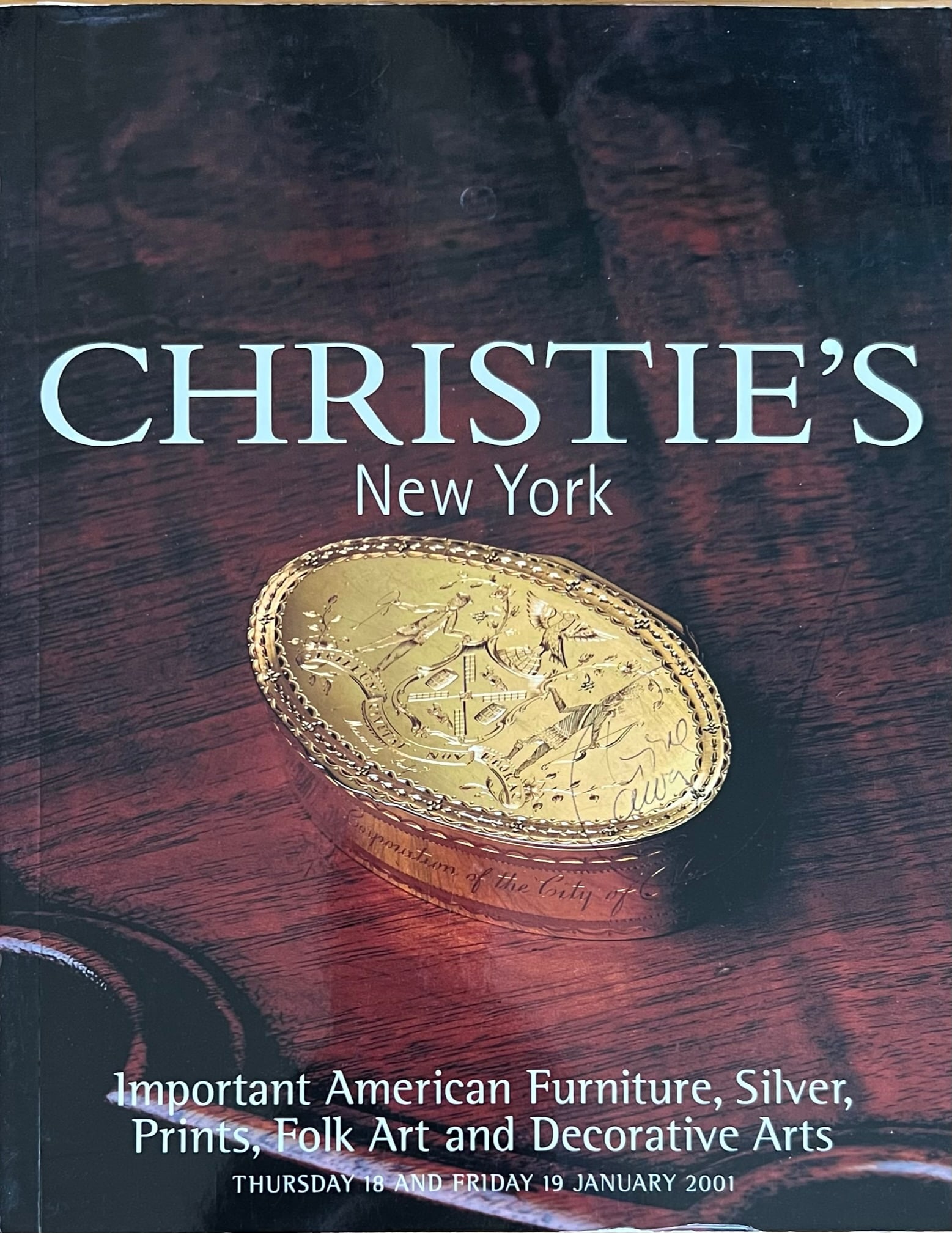 Christies NY Catalog 2001 (1 of 9)