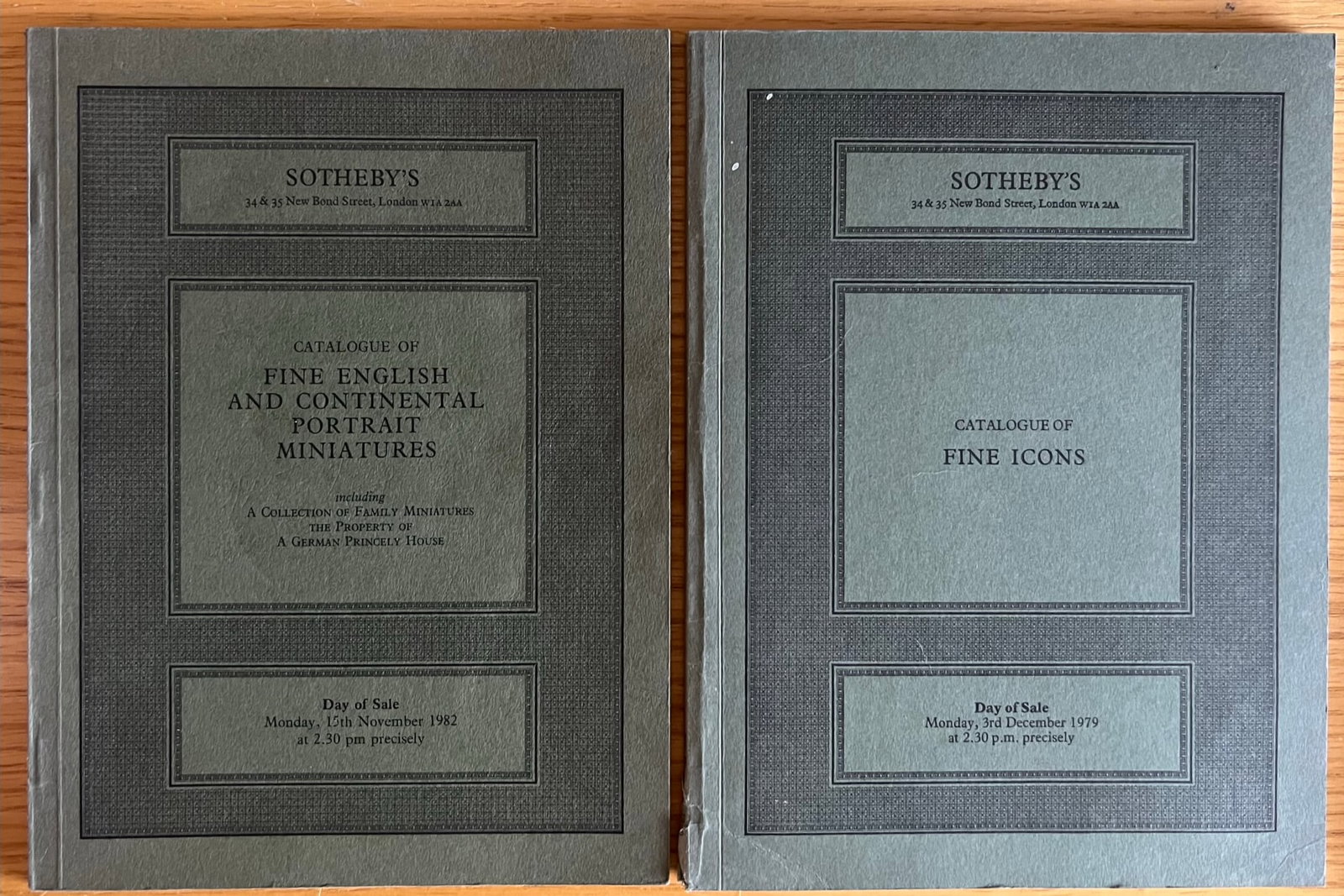 Sotheby's Catalog 1979 (1 of 8)