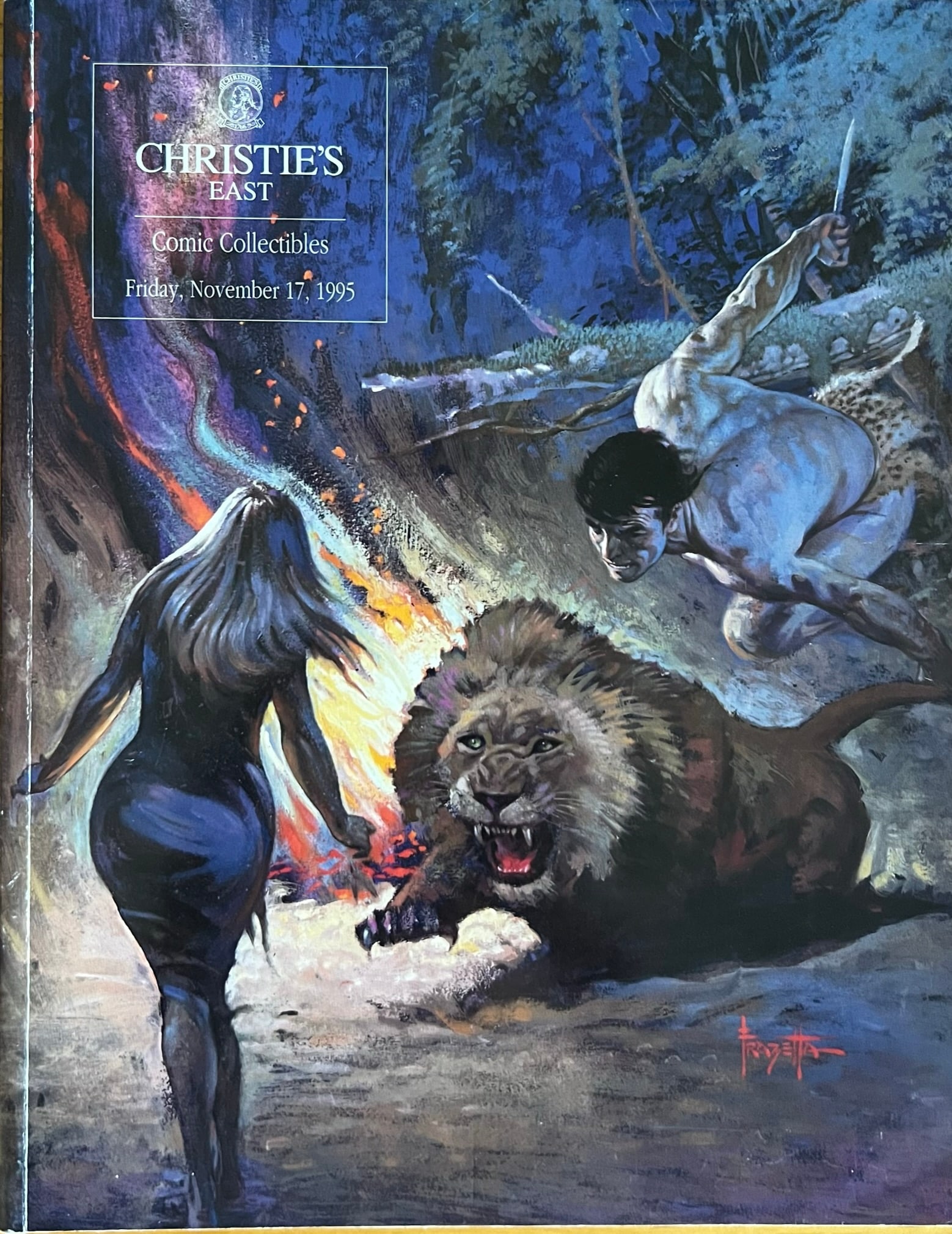 Christies East - Comic Collectibles Catalog 1995: Christies East Catalog - Comic Collectibles 11/17/95