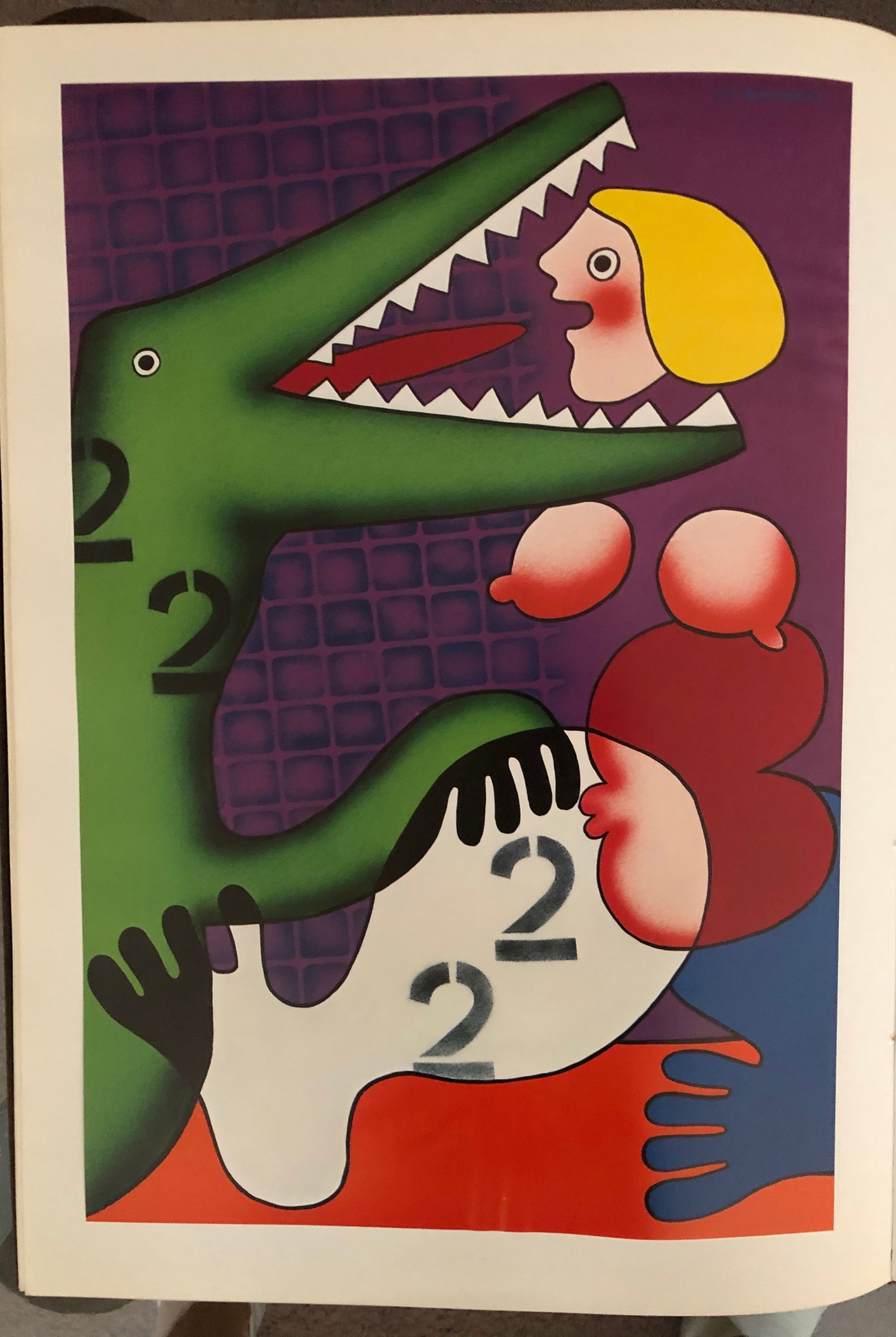 JOSE DE GUIMARAES - SIGNED AND DATED 1983 - 4