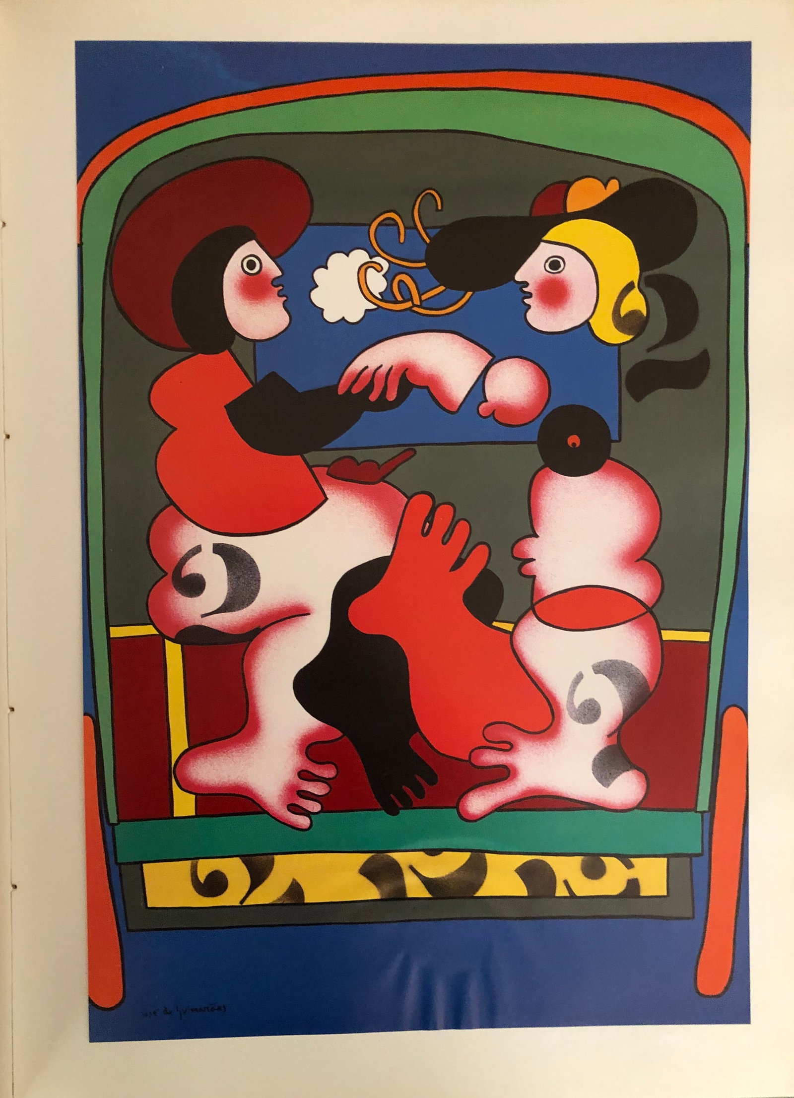 JOSE DE GUIMARAES - SIGNED AND DATED 1983 - 7