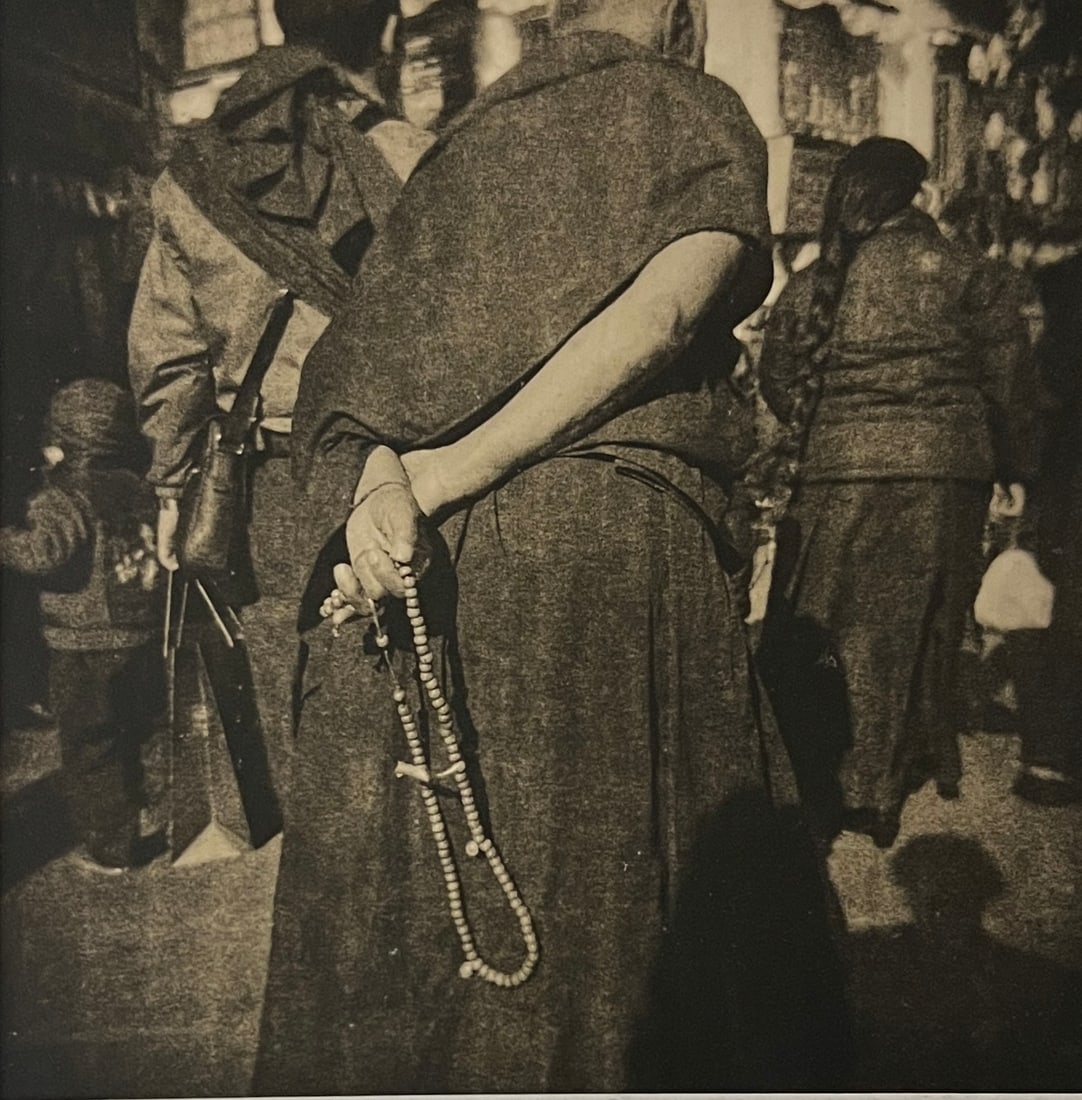 Photographic Gravure 1/5 signed - Monk with Prayer Beads: Monk with Prayer Beads . Edition 1/5 signed and titled verso-10.25 x 10.25. Mat: 16.25 x 16.25. original fine art photopolymer gravure produced by the artist. Each print is hand printed and individual