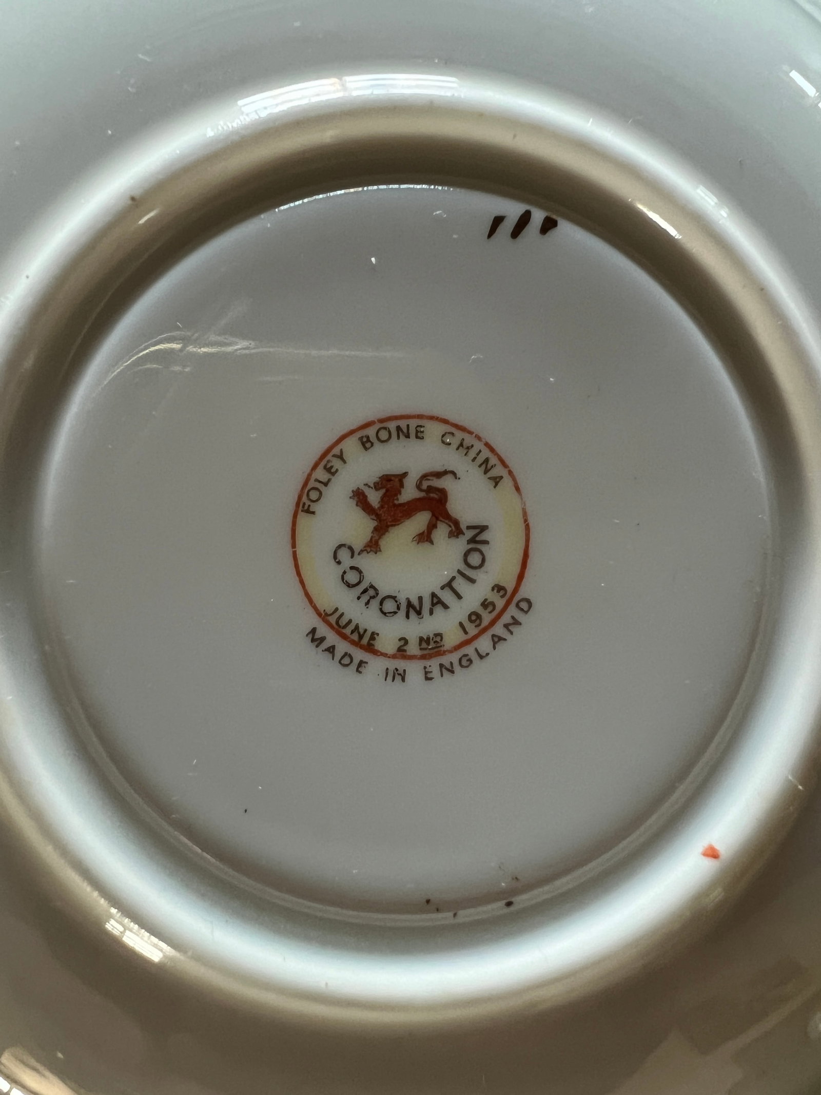 Foley Bone China- Coronation 1953 - 3