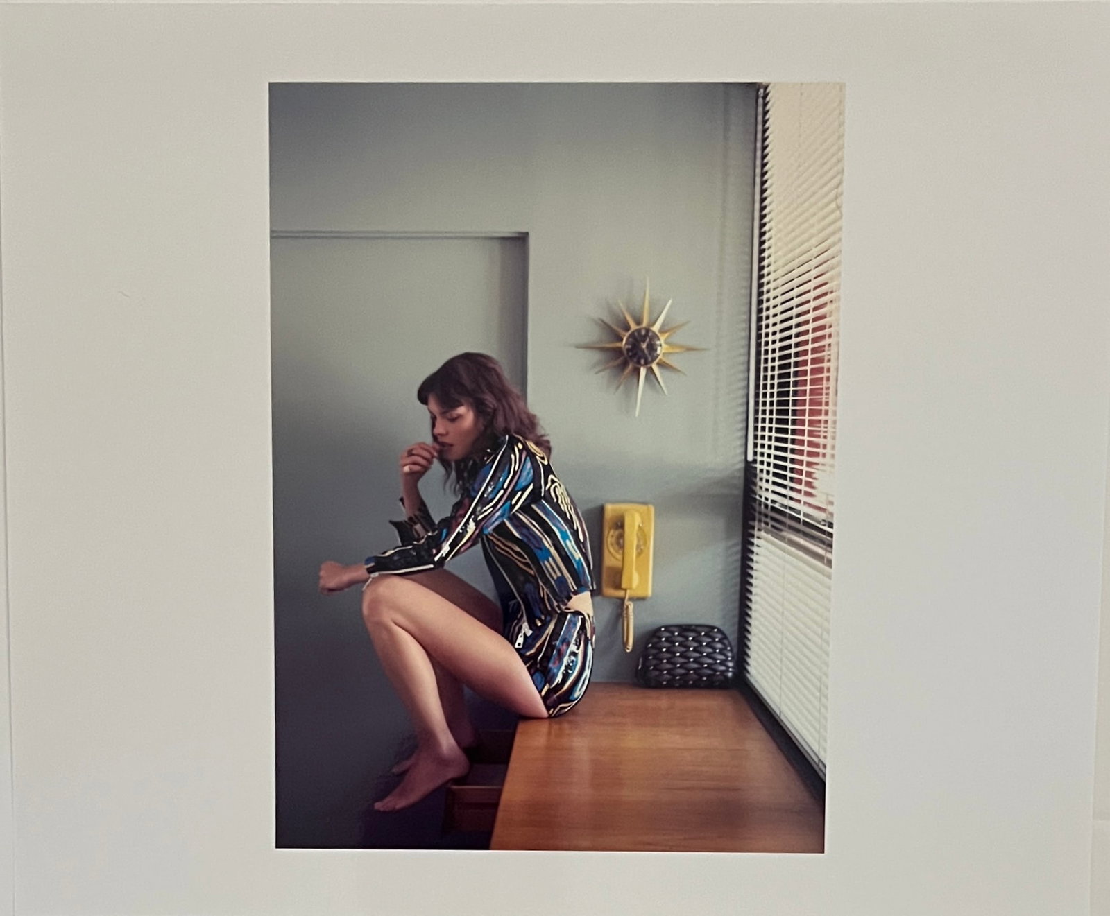 Rene & Radka-limited edition AP print - lady in vintage attire in MCM room (1 of 2)