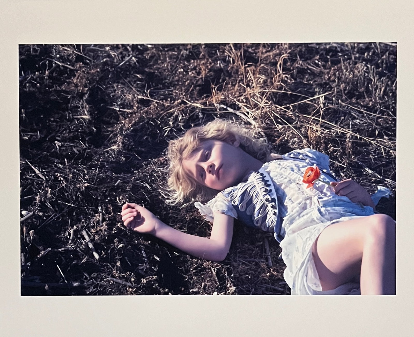 Rene & Radka-limited edition AP print -young girl in dress lying on the ground: Rena & Radka (Rene Hallen - Germany / Radka Leitmeritz -Czech Rep) Limited Edition proof. Young girl in dress lying on the ground. Exhibitions in Paris, Slovakia, Italy, NY. 2010 National Museum of Ph