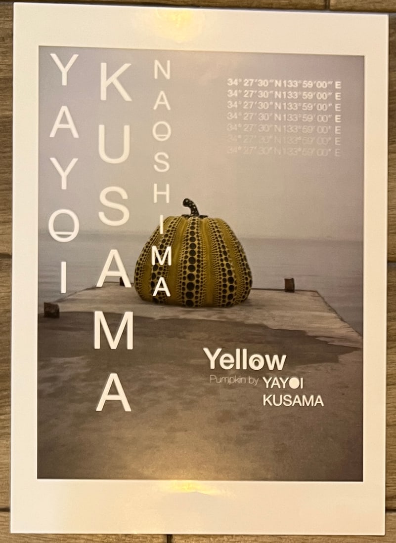 Ya Yoi Kasuma -yellow pumpkin poster offest print (1 of 1)