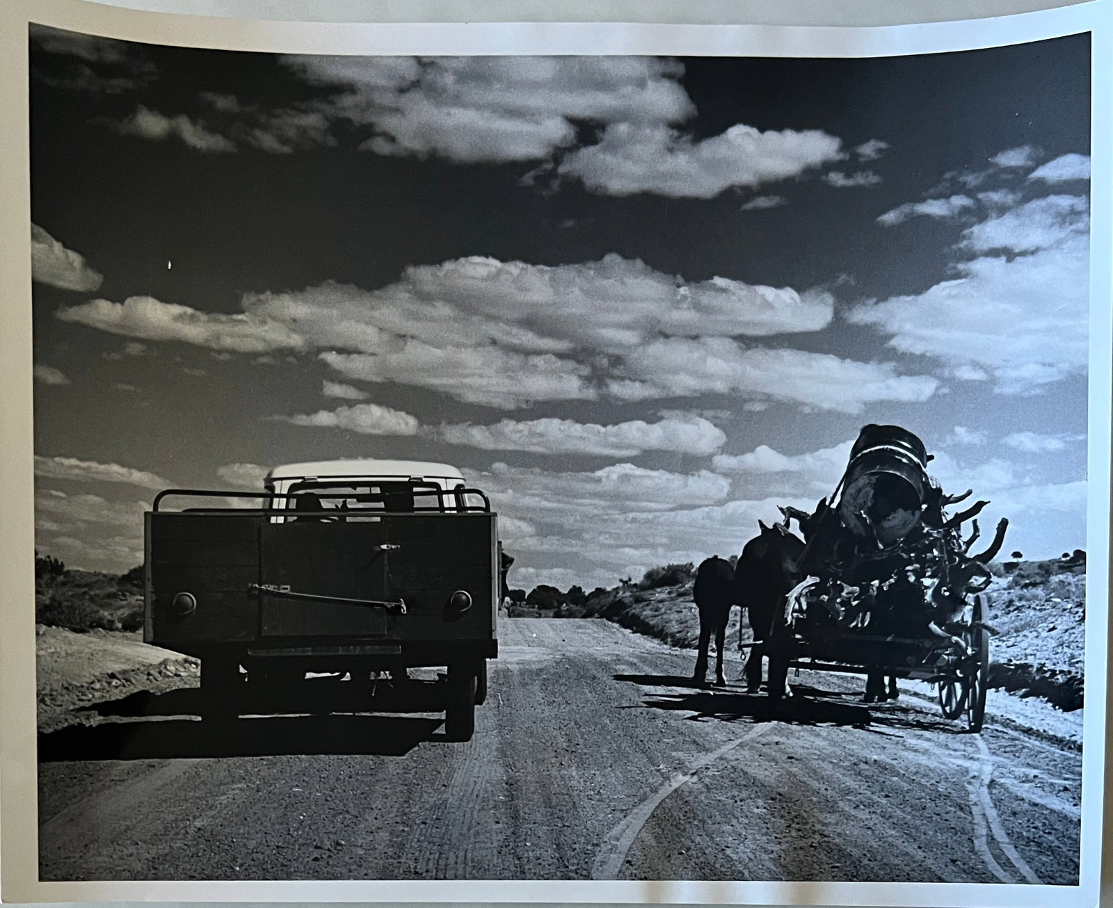 Marguerite Baker Johnson - Mid Century Photograph- Prominent Americana Photographer. Truck and: Photographer : Marguerite Baker Johnson. Black and white Vintage Mid Century Photograph. Dimensions: 10 x 8". Signed Verso. Johnson was a native of Brussles Belgium and was a noted female