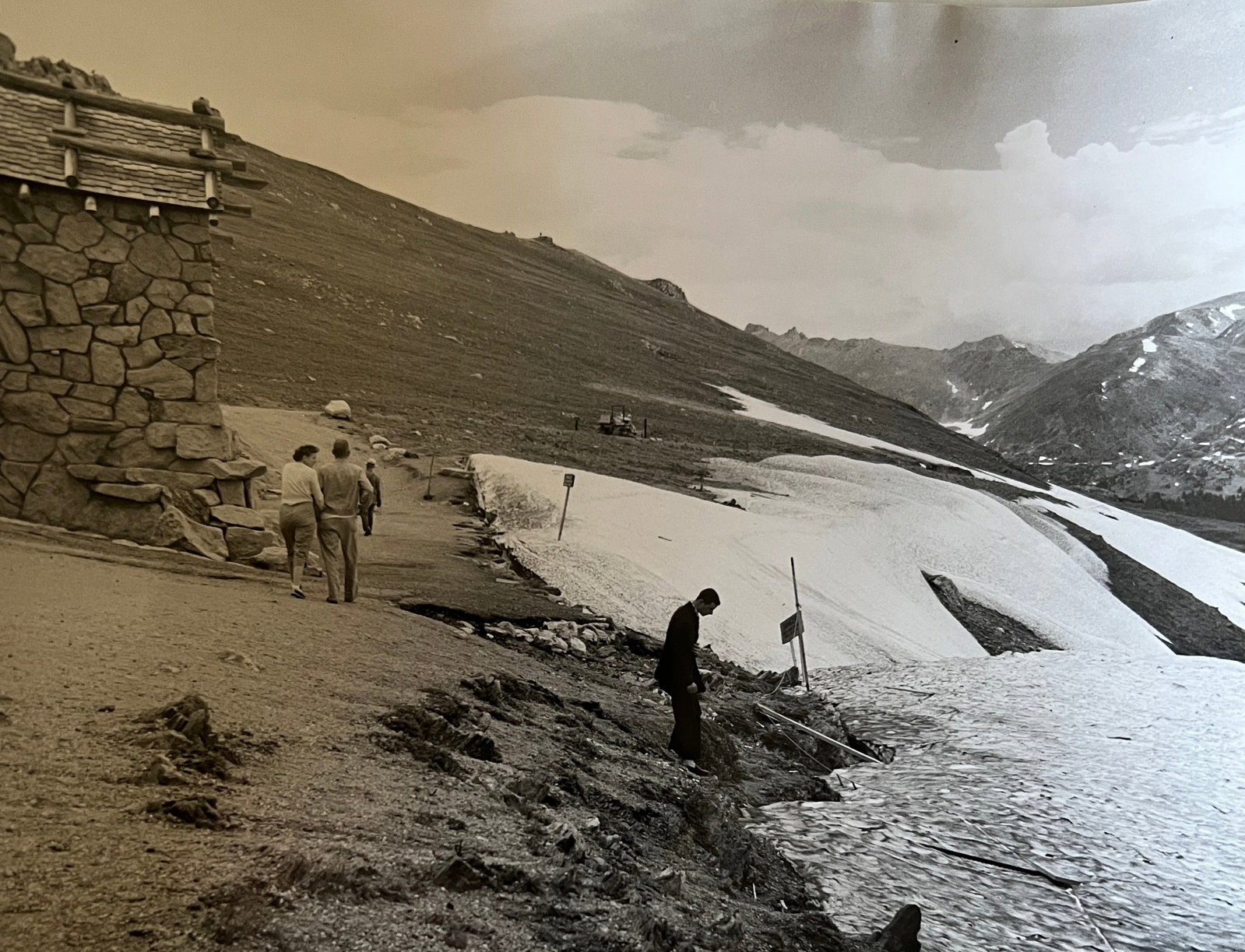 Marguerite Baker Johnson - Mid Century Photograph- Prominent Americana Photographer. Glaciers Edge. (1 of 2)