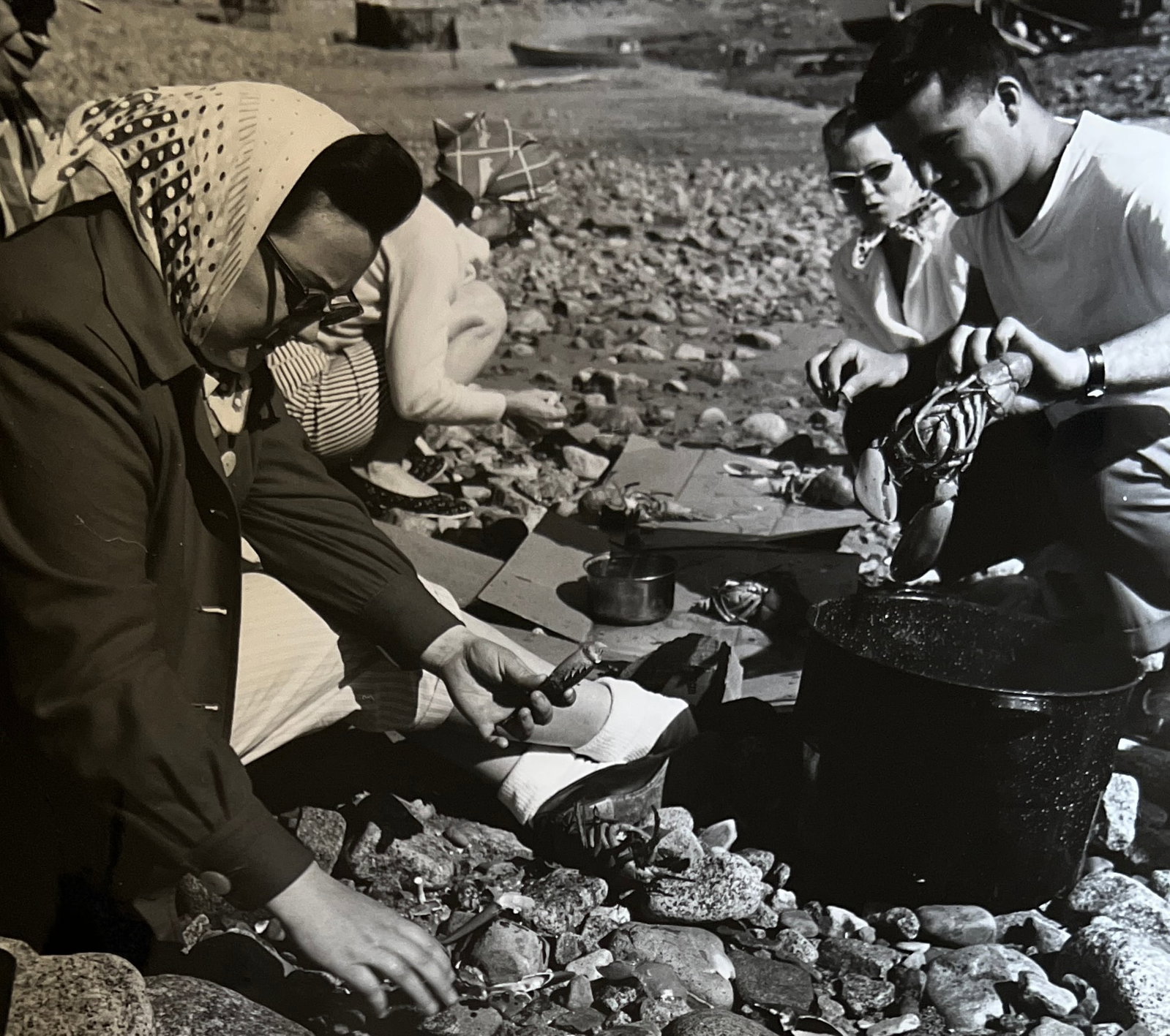 Marguerite Baker Johnson - Mid Century Photograph- Prominent Americana Photographer. Lobster in pot (1 of 2)
