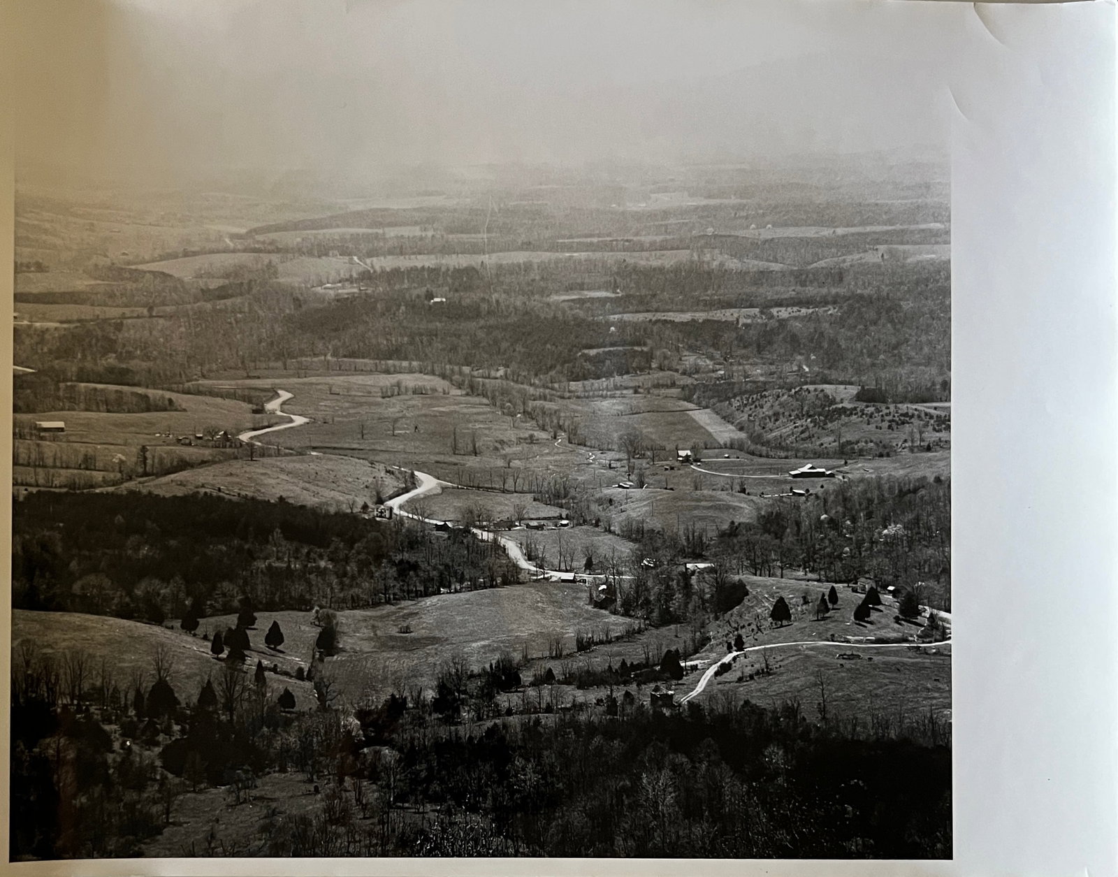 Marguerite Baker Johnson - Mid Century Photograph- Prominent Americana Photographer. Landscape -: Photographer : Marguerite Baker Johnson. Black and white Vintage Mid Century Photograph. Dimensions: 11 x 14". Signed Verso. Johnson was a native of Brussles Belgium and was a noted female photographe