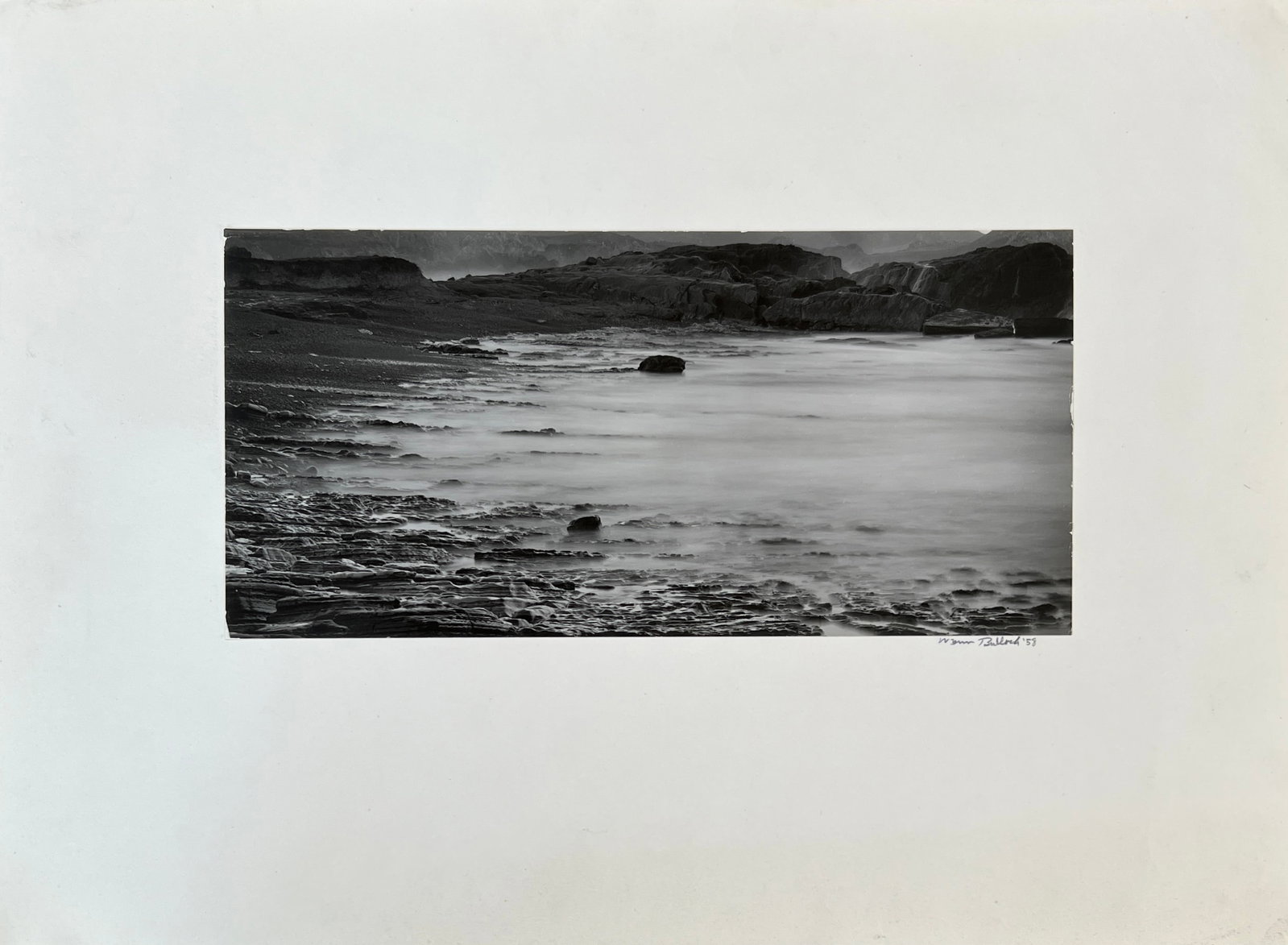 Wynn Bullock (1902-1975) Silver Gelatin Signed 1958 " Weston Beach" (1 of 5)