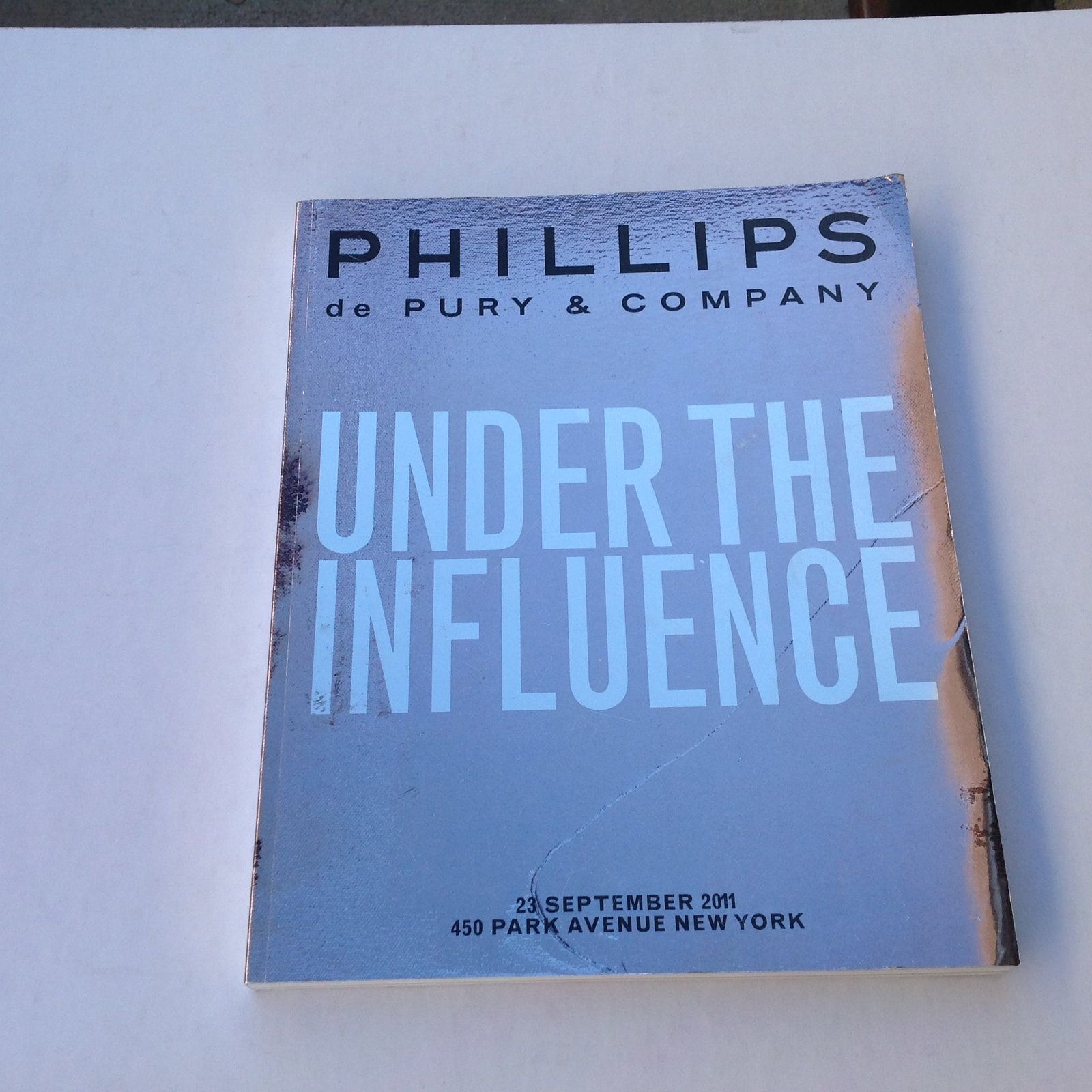 Phillips de Pury & Company " Under the Influence" (1 of 3)
