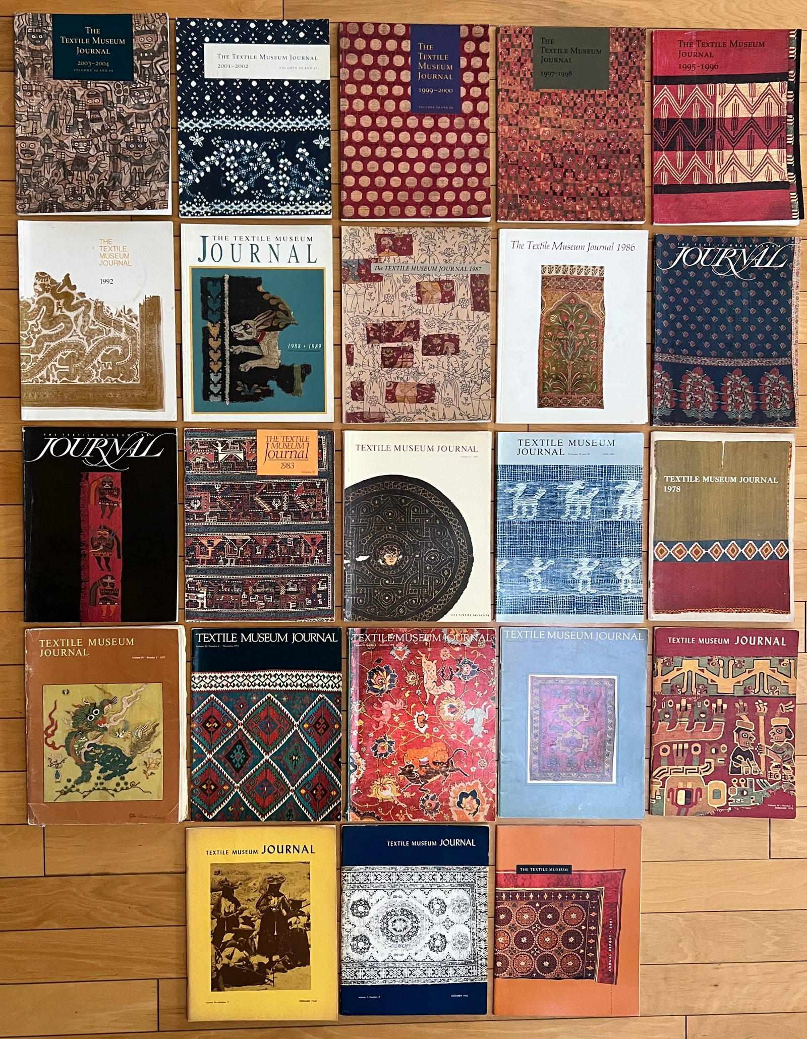 Textile Museum Journal - 23 Issues -The peer-reviewed journal promotes high-quality research on the (1 of 1)