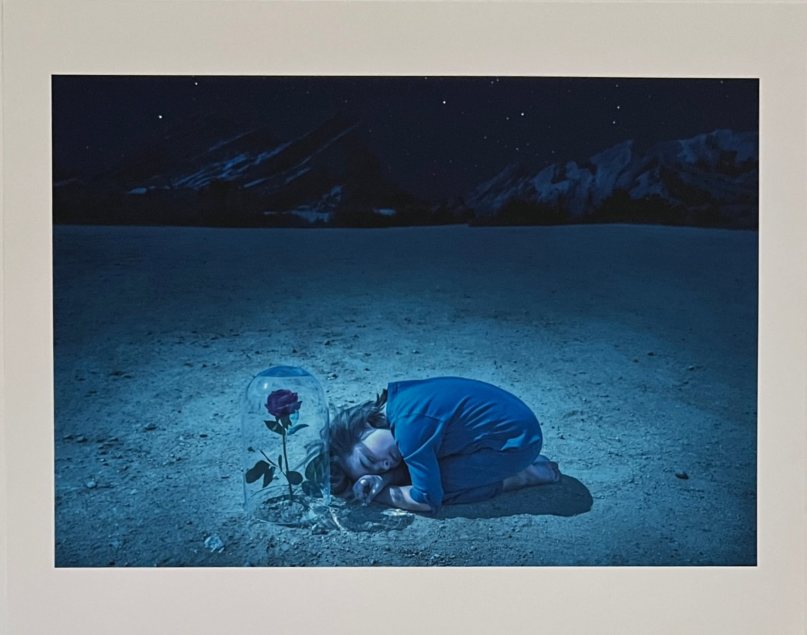 Rene & Radka-limited edition AP print- resting on beach with rose in glass: Rena & Radka (Rene Hallen - Germany / Radka Leitmeritz -Czech Rep) Limited Edition proof. Resting on sandy beach w/ rose in glass. Exhibitions in Paris, Slovakia, Italy, NY. 2010 National Museum of Ph