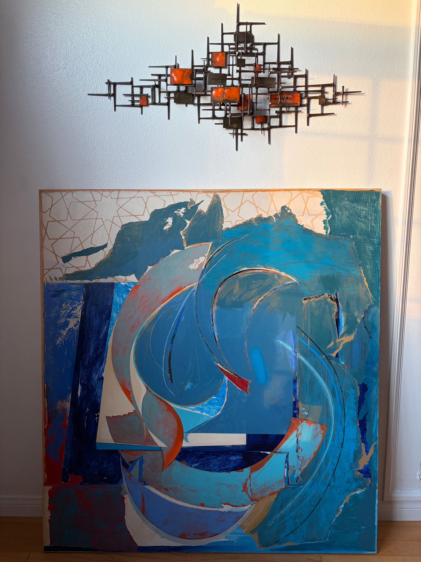 Gerald Lubensky (1945-2025) American - Painting on Canvas. 2013, Signed on Verso. Title: Bahia de (1 of 5)