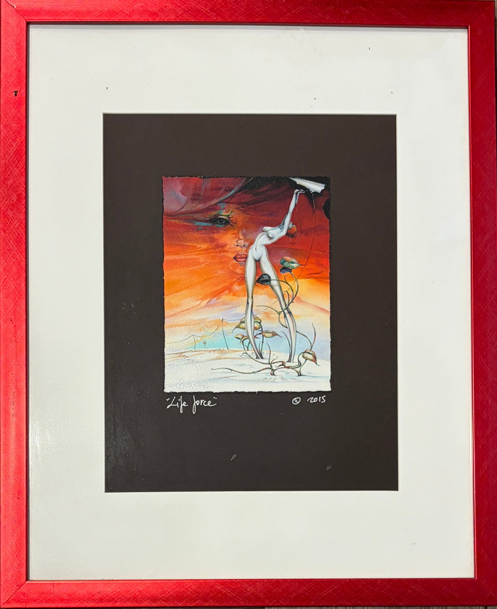 Surreal "Life Force" signed/numbered/dated - 2