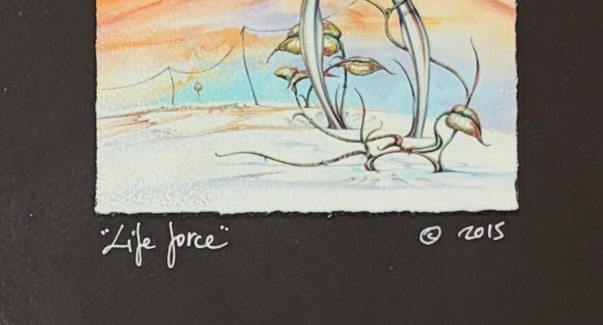 Surreal "Life Force" signed/numbered/dated - 3