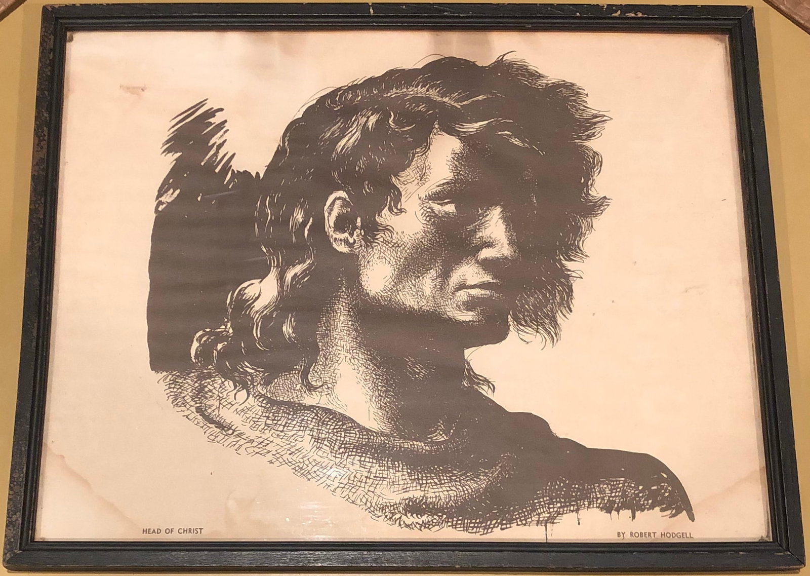 Robert Hodgell - " Head of Christ" (1 of 2)