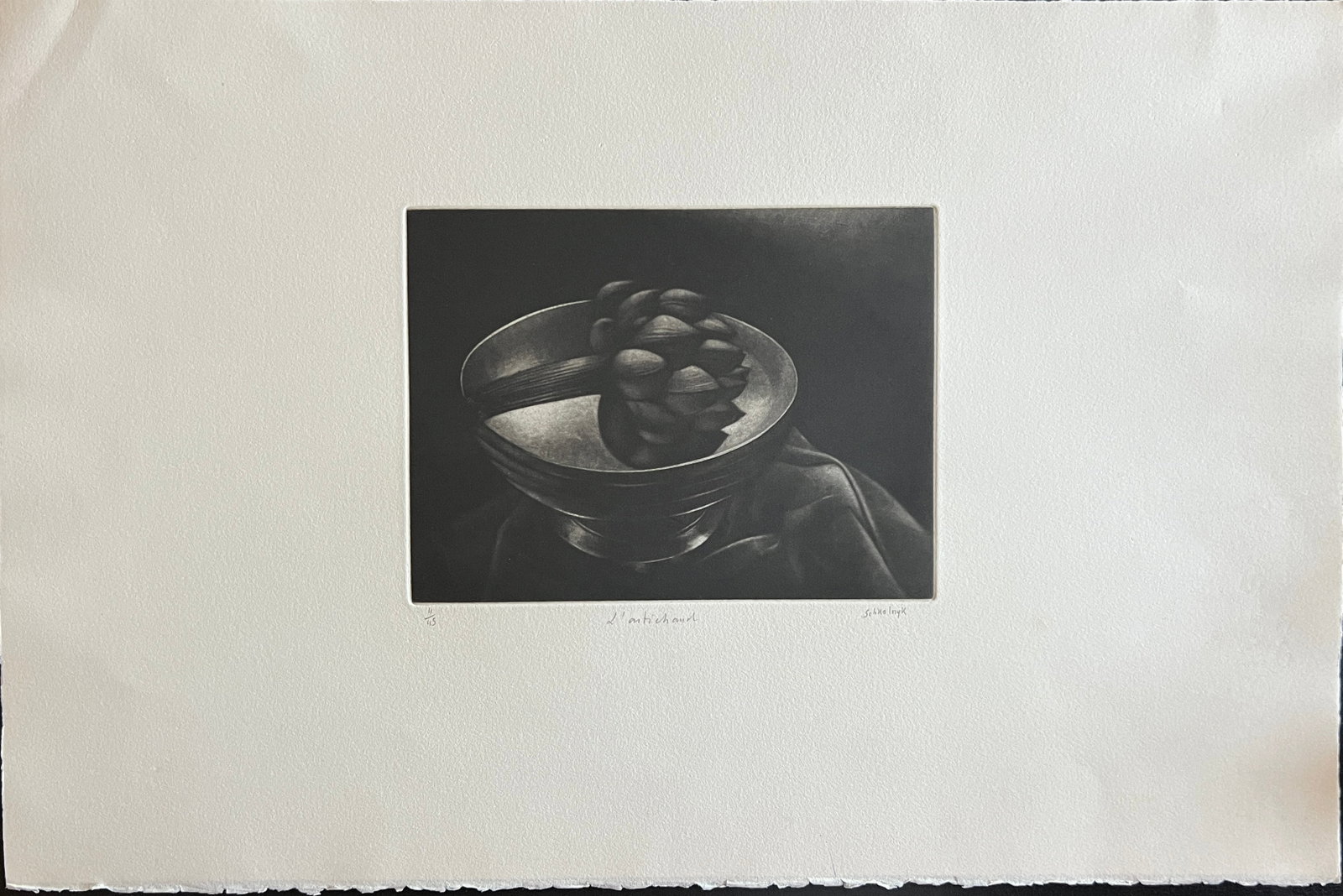 laurent Scholnyk - mezzotint signe (1 of 3)