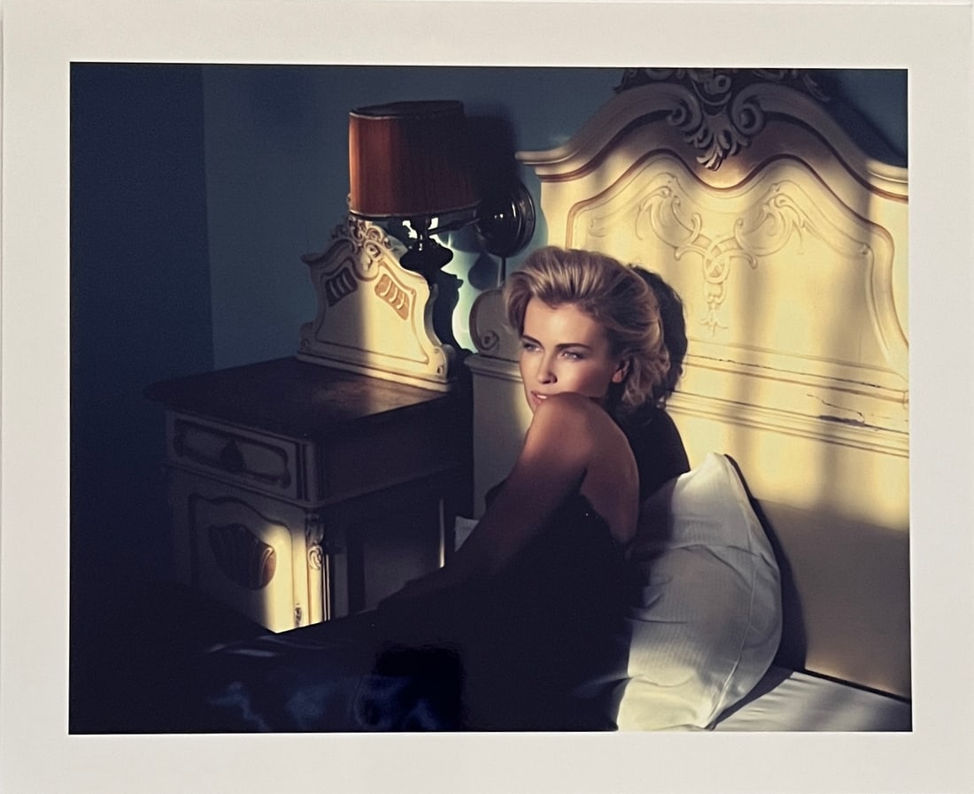 Rene & Radka - photograph - Seductive lady on the bed: Rena & Radka (Rene Hallen - Germany / Radka Leitmeritz -Czech Rep) Limited Edition proof. Seductive Lady on the bed. Exhibitions in Paris, Slovakia, Italy, NY. 2010 National Museum of Photography in