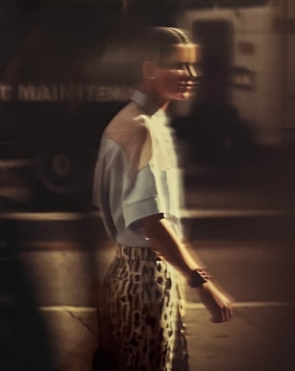 Rene & Radka- photograph - look at those leopard pants (1 of 2)