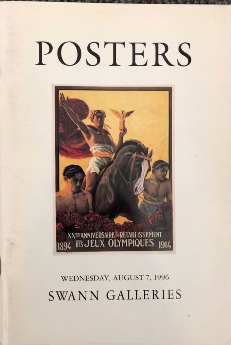 Swann Galleries Catalog Posters 1996: Posters - Swann Galleries Catalog January 25, 1996