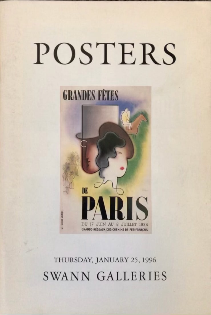 Swann Galleries Poster Catalog 1996 (1 of 2)