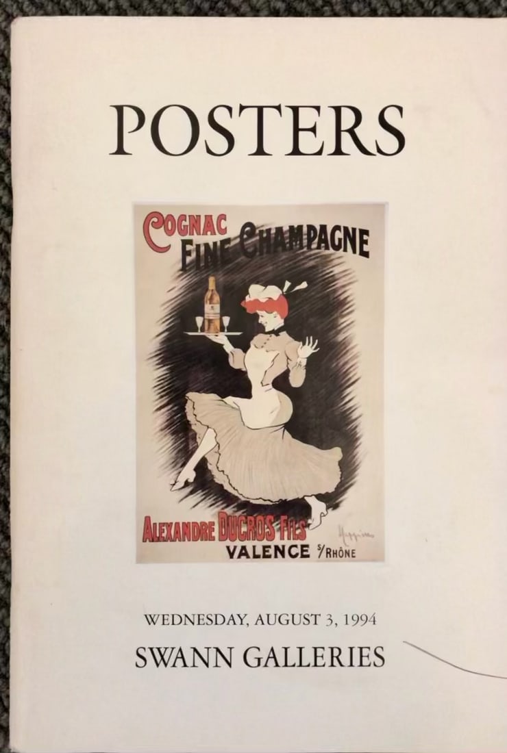 Swann Galleries Poster Catalog 1994: Swann Galleries Poster Catalog - August 5, 1994