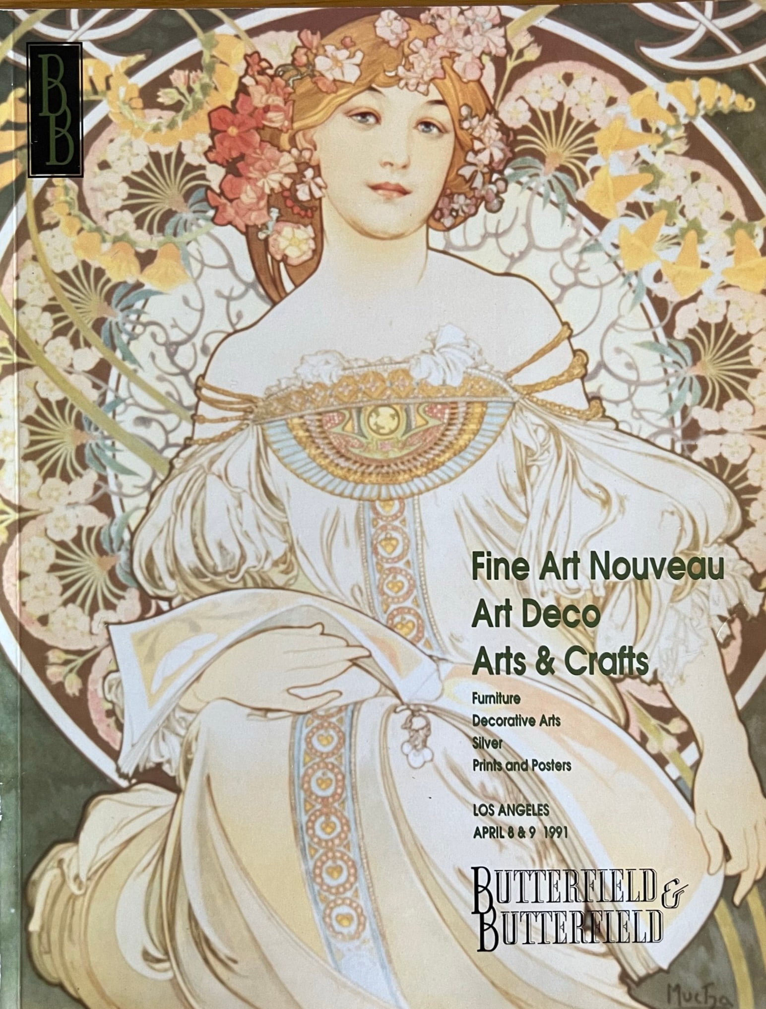 Butterfield and Butterfield catalog 1991 Fine Art Noveau (1 of 7)