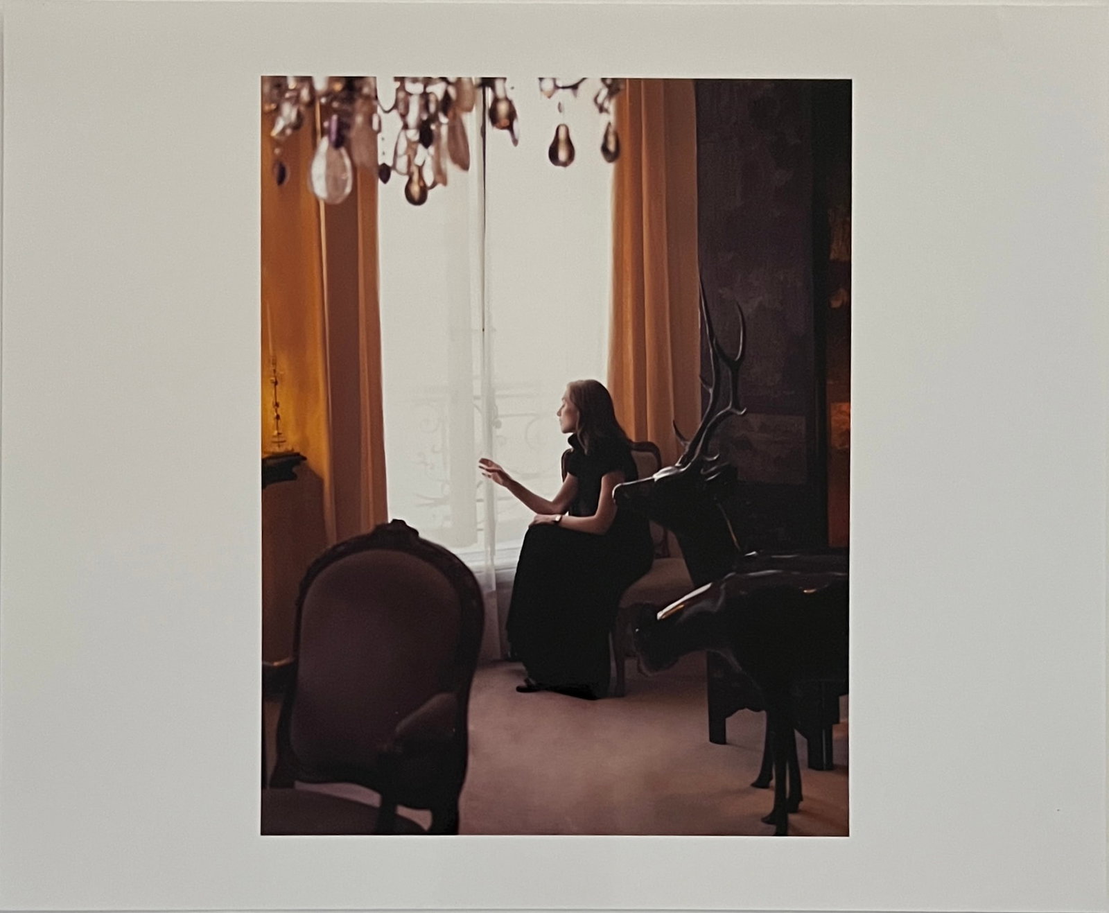 Rene & Radka - Limited Edition AP print- Redhead in black sitting by the window: Rena & Radka (Rene Hallen - Germany / Radka Leitmeritz -Czech Rep) Limited Edition proof. Redhead in black sitting by the window. Exhibitions in Paris, Slovakia, Italy, NY. 2010 National Museum of Pho