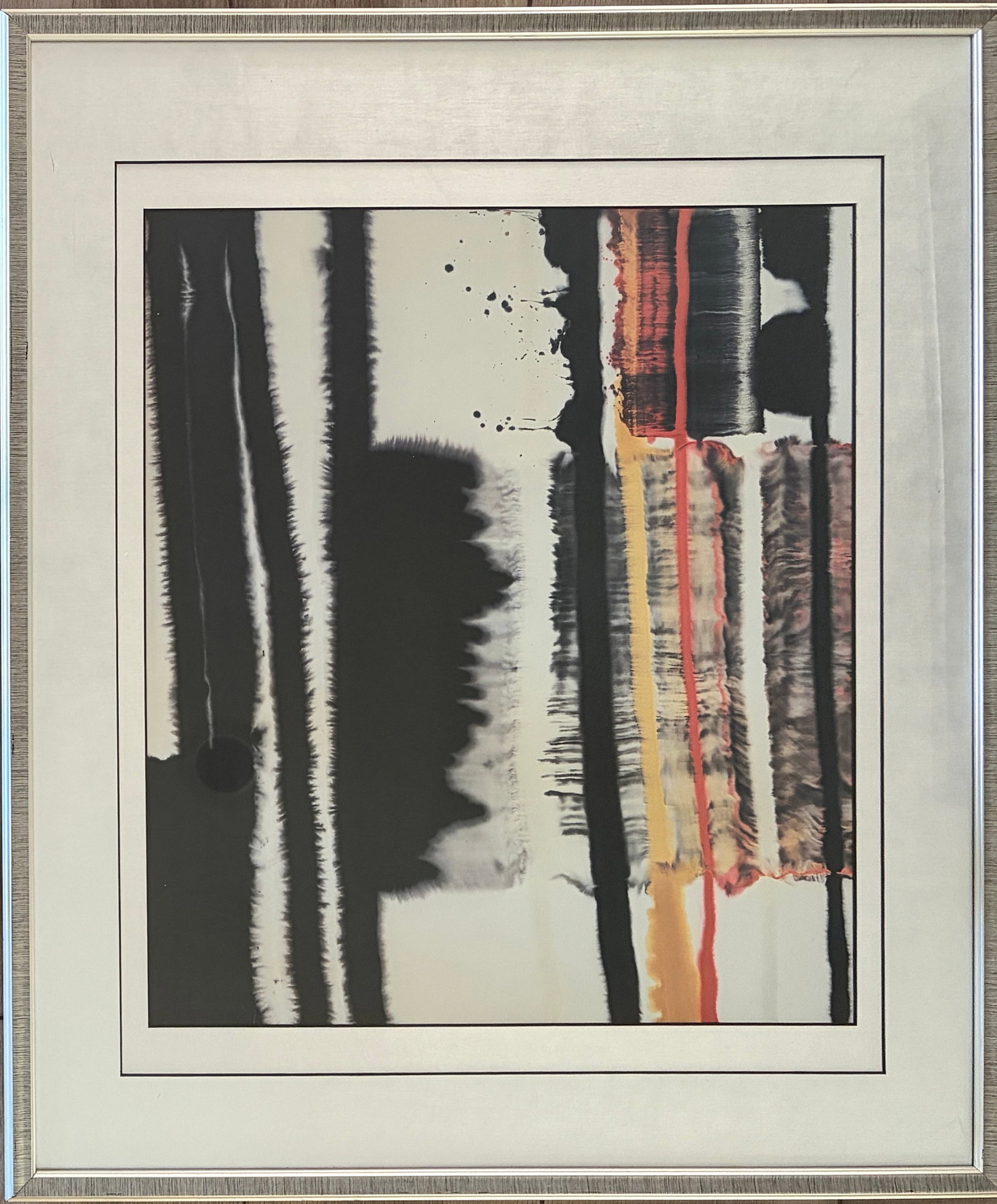 Ed Moses - Edge #16: Ed Moses - Edge No. 16. Official offset Exhibition Poster from the 1996 Venice Art Walk. Moses was the signature artist in 1996.In 2996 Museum of Contemporary Art in LA held his first massive full sca
