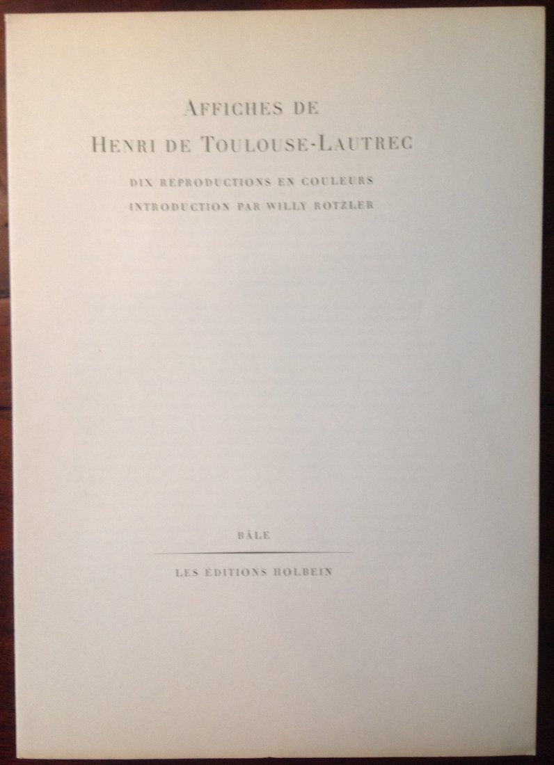 AFFICHES DE HENRI DE TOULOUSE - LAUTREC DIX (1 of 7)