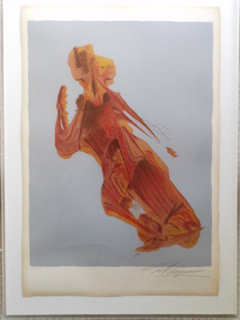 David Siqueiros- (1898-1974) Prison Fantasy Lithograph (1 of 2)