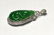 GIA Chinese Natural Carved Green Jade Pendant - 3