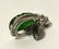 GIA Chinese Natural Carved Green Jade Pendant - 5