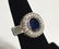 14k White Gold Sapphire Lady's Ring - 2