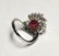 18k White & Yellow Ruby & Diamond Ladies Ring - 4