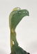 Natural Green Jade Carving Bird W Wood Stand - 4