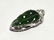 18k White Gold Natural Jadeite Jade Pendant W Diamonds - 2