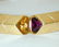 7805: MARINA B SABRINA 18K Gold Choker Necklace w/Citri - 2