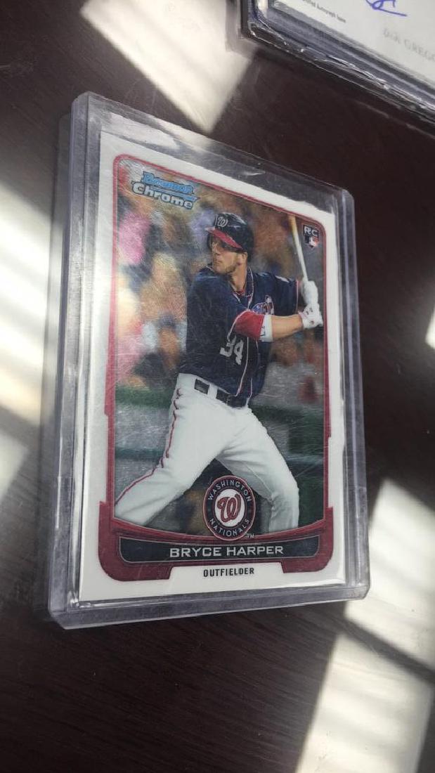Bryce harper rookie card Bowman chrome (1 of 2)