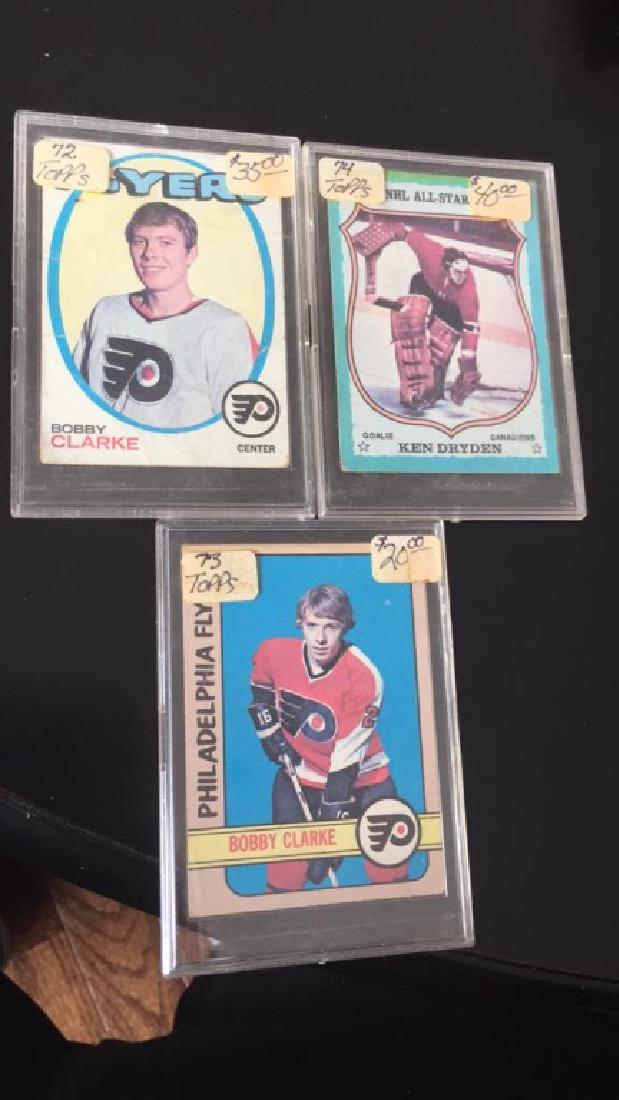 Vintage Hall of Fame hockey lot Bobby Clarke 1972 (1 of 3)