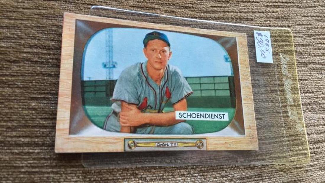 Al Red Schoendienst 1955 Bowman nice condition no (1 of 2)