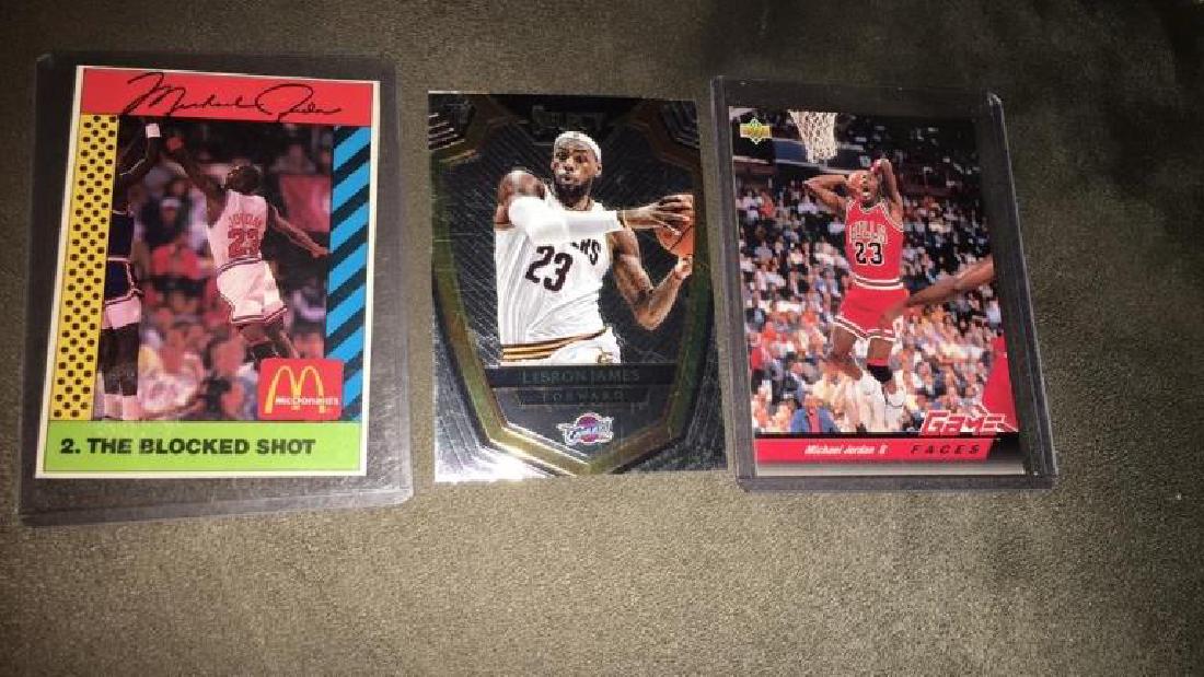 Michael Jordan and LeBron James basketball (1 of 2)
