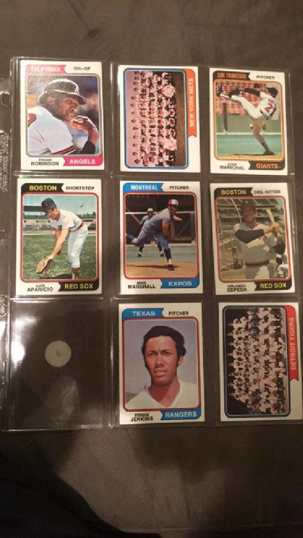 1974 tops baseball card lot one Marshall Frank (1 of 4)