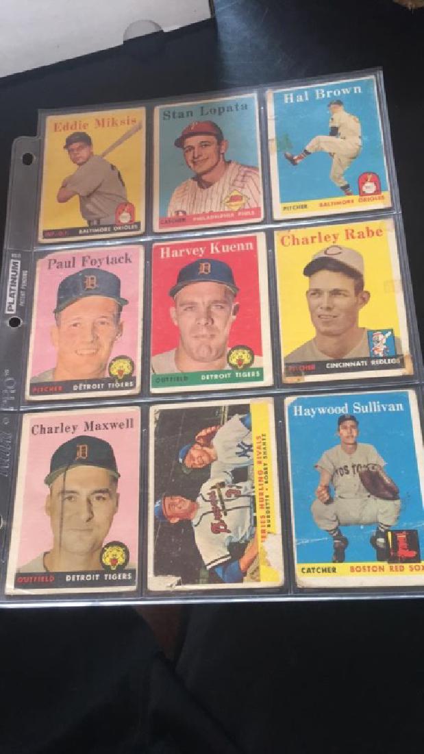 Vintage 1950's Baseball Card Lot (1 of 4)