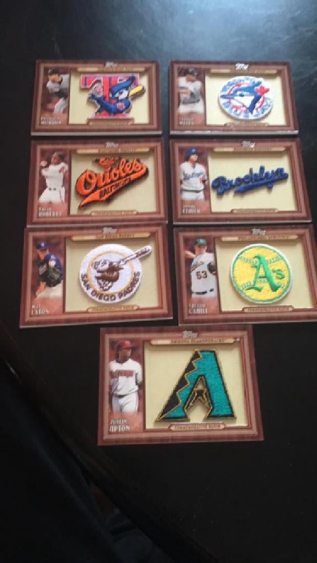 2011 Topps commemorative patch lot of seven Andre (1 of 4)