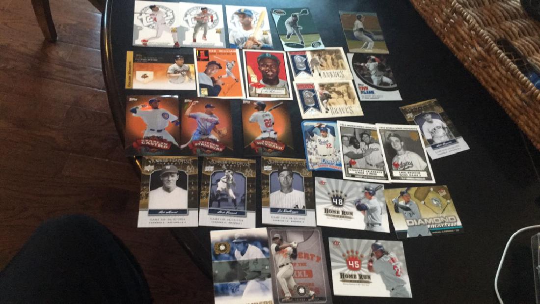 Large Baseball insert lot Jackie Robinson Ted (1 of 5)