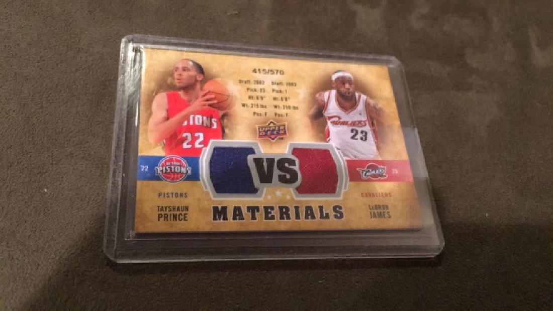 LeBron James Tayshaun prince 2009 10 upper deck (1 of 2)