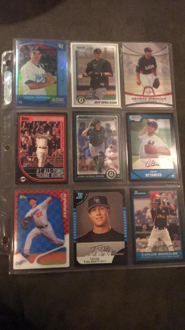 Nine Card baseball lot Josh Donaldson 2 rookie (1 of 4)